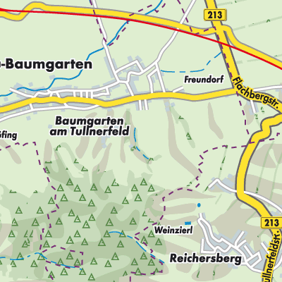 Übersichtsplan Judenau-Baumgarten