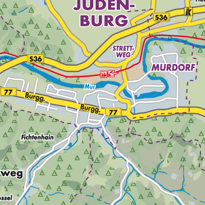 Übersichtsplan Judenburg