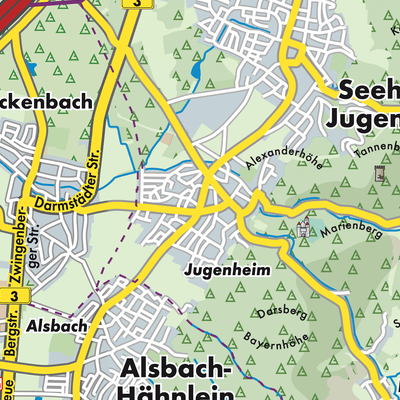 Übersichtsplan Jugenheim