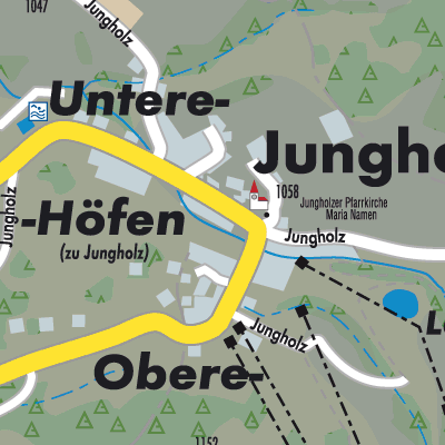 Stadtplan Jungholz