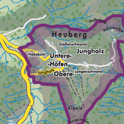 Übersichtsplan Jungholz