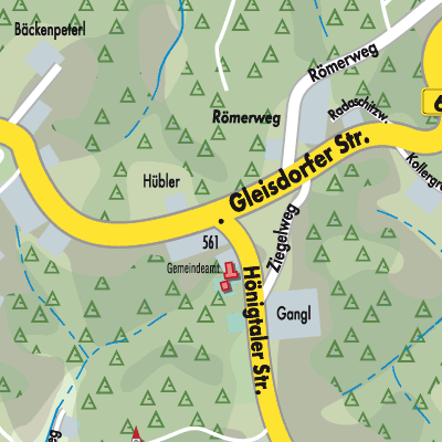 Stadtplan Kainbach bei Graz