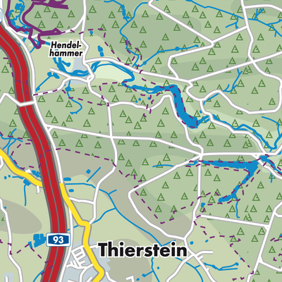 Übersichtsplan Kaiserhammer Forst-Ost