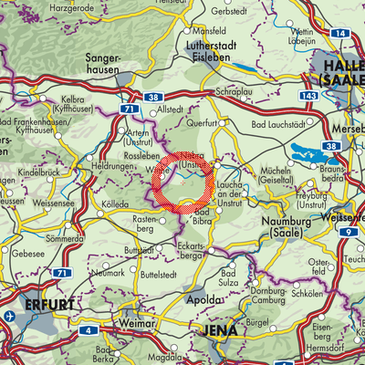 Landkarte Kaiserpfalz