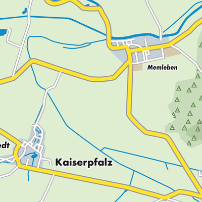 Übersichtsplan Kaiserpfalz
