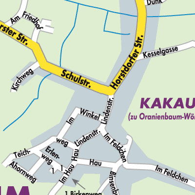 Stadtplan Kakau