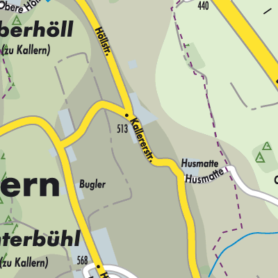 Stadtplan Kallern