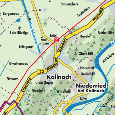 Übersichtsplan Kallnach