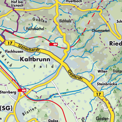 Übersichtsplan Kaltbrunn