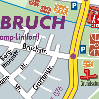 Stadtplan Kamp-Lintfort