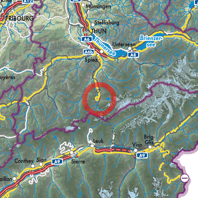 Landkarte Kandersteg