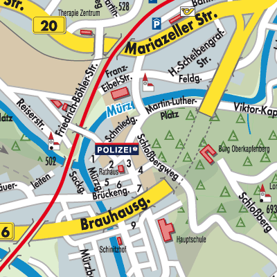 Stadtplan Kapfenberg