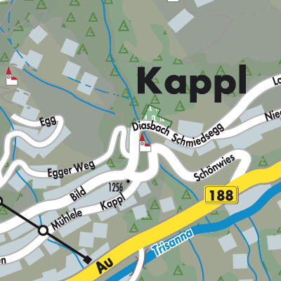 Stadtplan Kappl