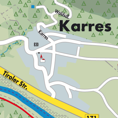 Stadtplan Karres