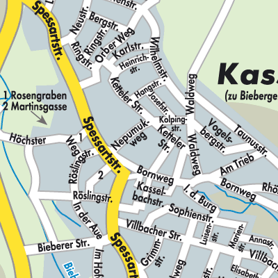 Stadtplan Kassel