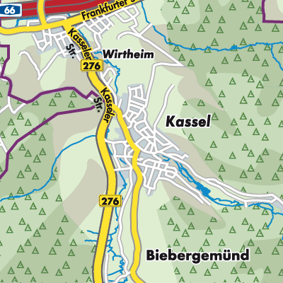 Übersichtsplan Kassel
