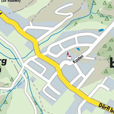 Stadtplan Kasten bei Böheimkirchen