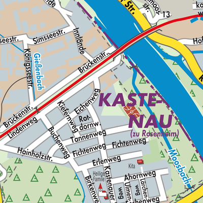 Stadtplan Kastenau