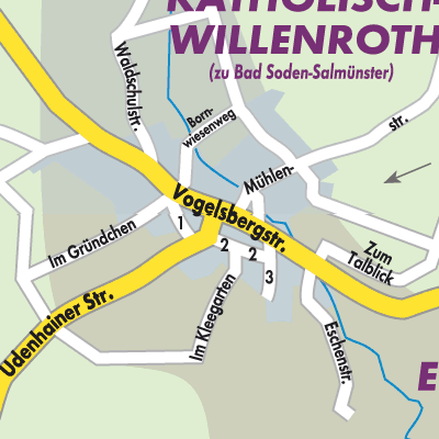 Stadtplan Katholisch-Willenroth