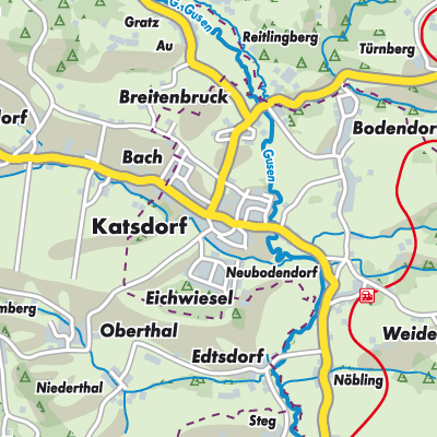 Übersichtsplan Katsdorf