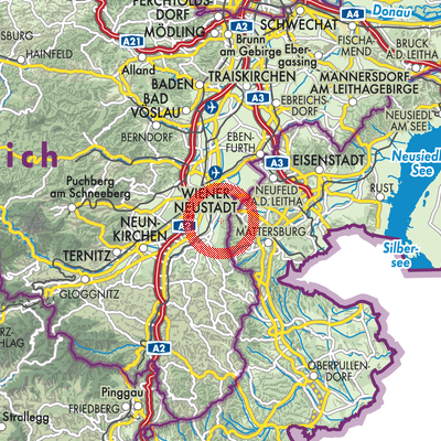 Landkarte Katzelsdorf
