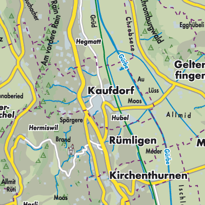 Übersichtsplan Kaufdorf