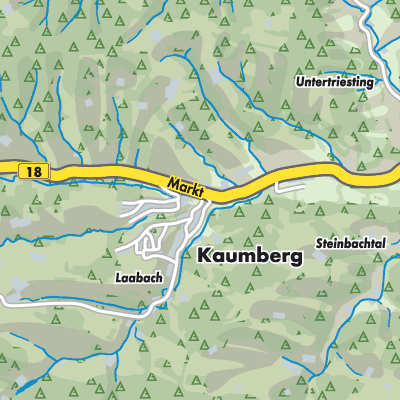 Übersichtsplan Kaumberg