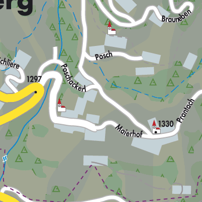 Stadtplan Kaunerberg
