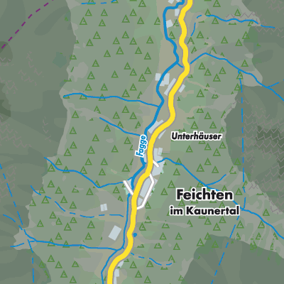 Übersichtsplan Kaunertal