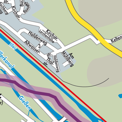 Stadtplan Kellmünz a.d.Iller