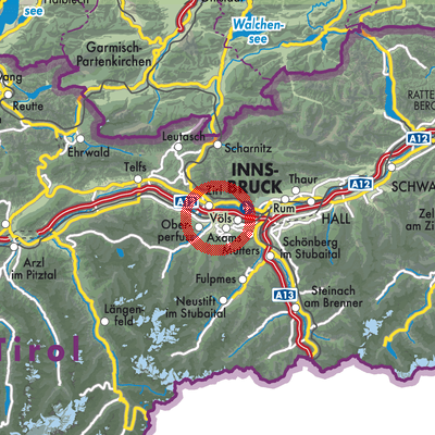 Landkarte Kematen in Tirol