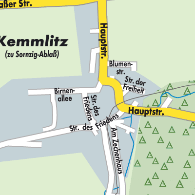 Stadtplan Kemmlitz