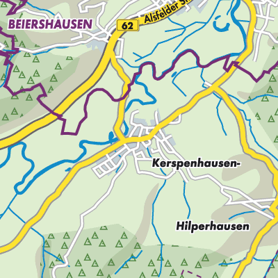 Übersichtsplan Kerspenhausen