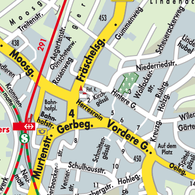 Stadtplan Kerzers