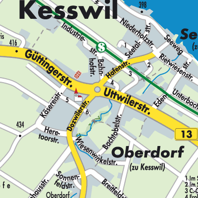 Stadtplan Kesswil