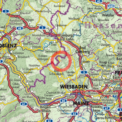 Landkarte Kettenbach