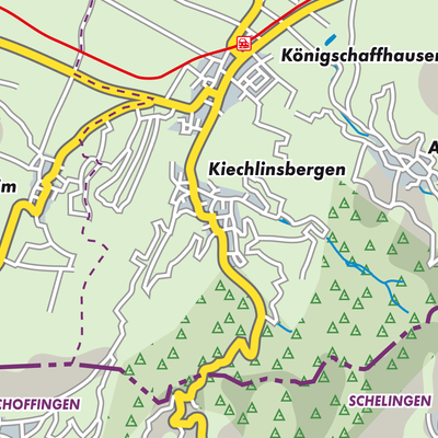 Übersichtsplan Kiechlinsbergen