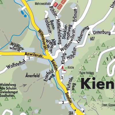 Stadtplan Kienberg