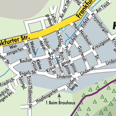 Stadtplan Kieselbach