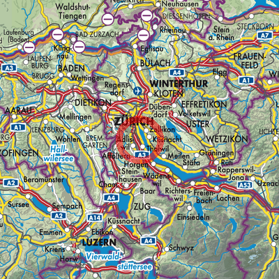Landkarte Kilchberg (ZH)