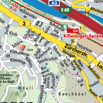 Stadtplan Killwangen