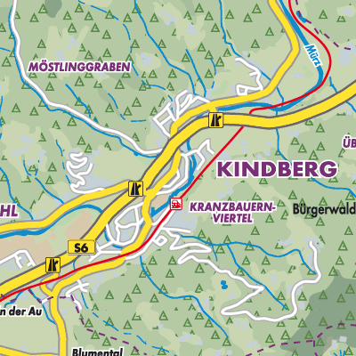 Übersichtsplan Kindberg