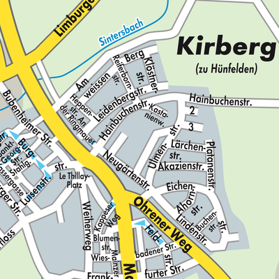 Stadtplan Kirberg