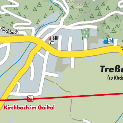 Stadtplan Kirchbach