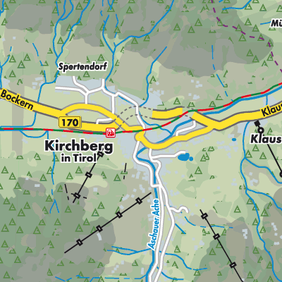 Übersichtsplan Kirchberg in Tirol