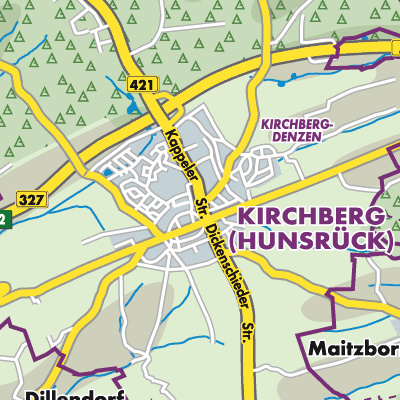 Übersichtsplan Kirchberg