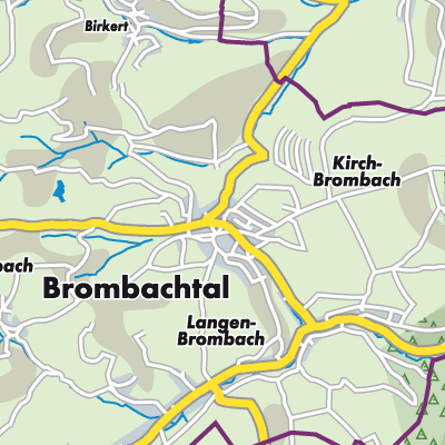 Übersichtsplan Kirchbrombach
