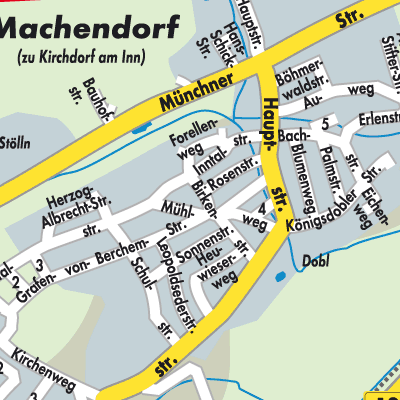 Stadtplan Kirchdorf am Inn
