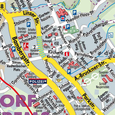 Stadtplan Kirchdorf an der Krems