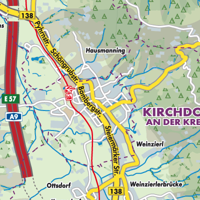 Übersichtsplan Kirchdorf an der Krems